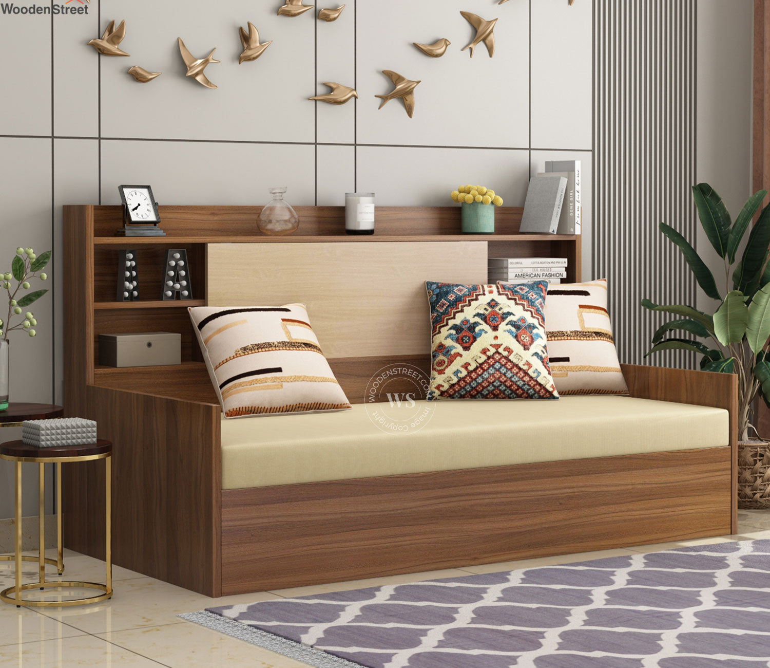 Sofa Cum Bed With Box Storage | Modular Sofa Cum Bed | Wooden Sofa Cum Bed | Sofa Cum Bed in Bangalore