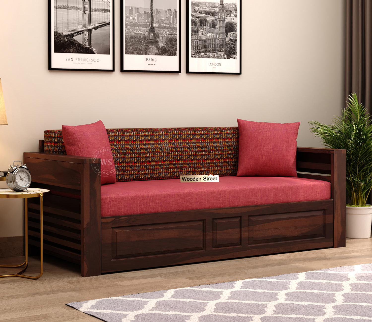 Sofa Bed With Storage | Wooden Sofa Cum Bed | Sofa Beds | Sofa Cum Beds | wooden sofa cum bed design | best sofa come bed price in bangalore, mumbai, delhi | buy sofa bed online india