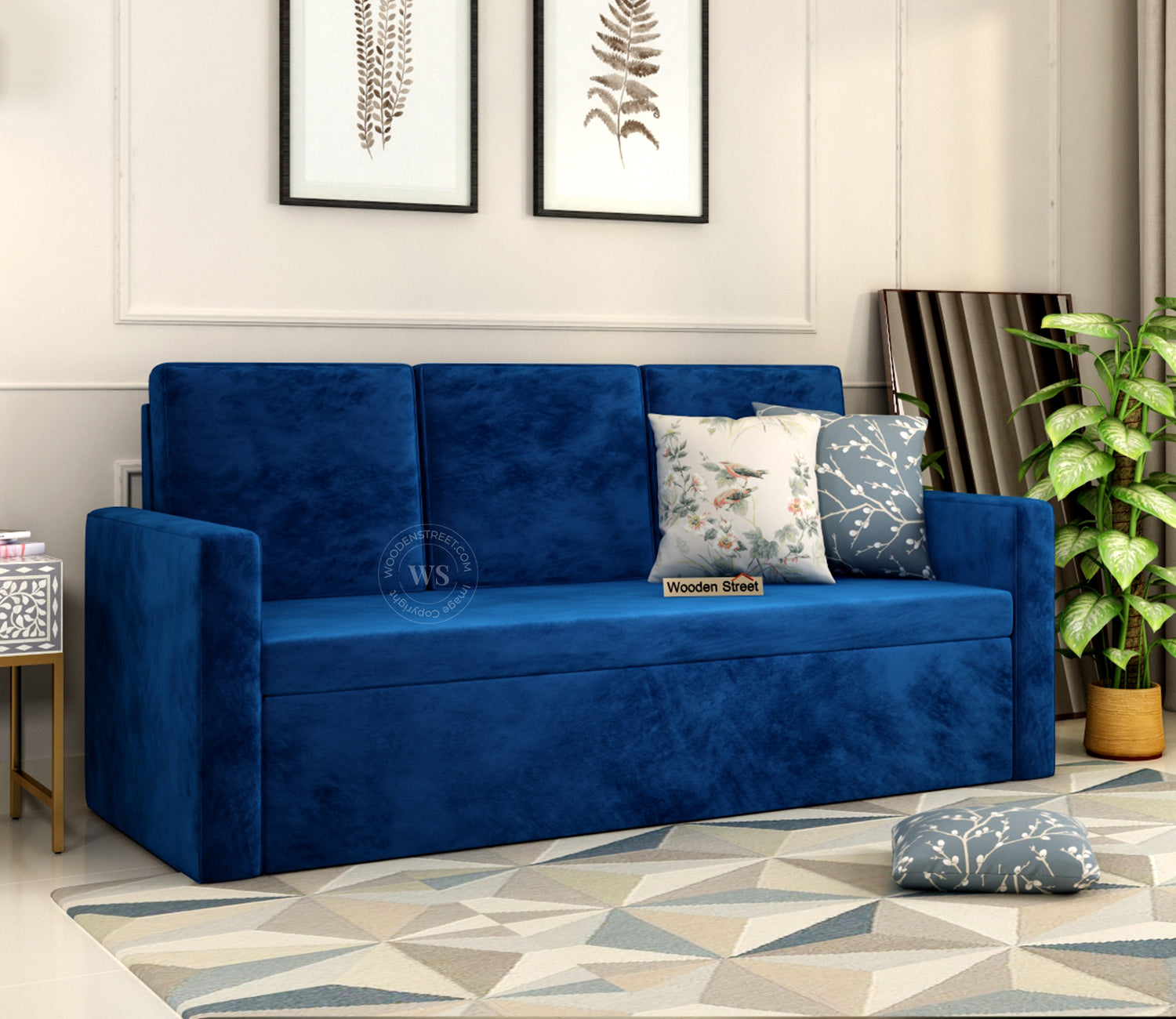 Claridge Fabric Sofa Cum Bed | Sofa Cum Bed | Sofa Beds | The Sofa Beds | Fabric Sofa Cum Bed