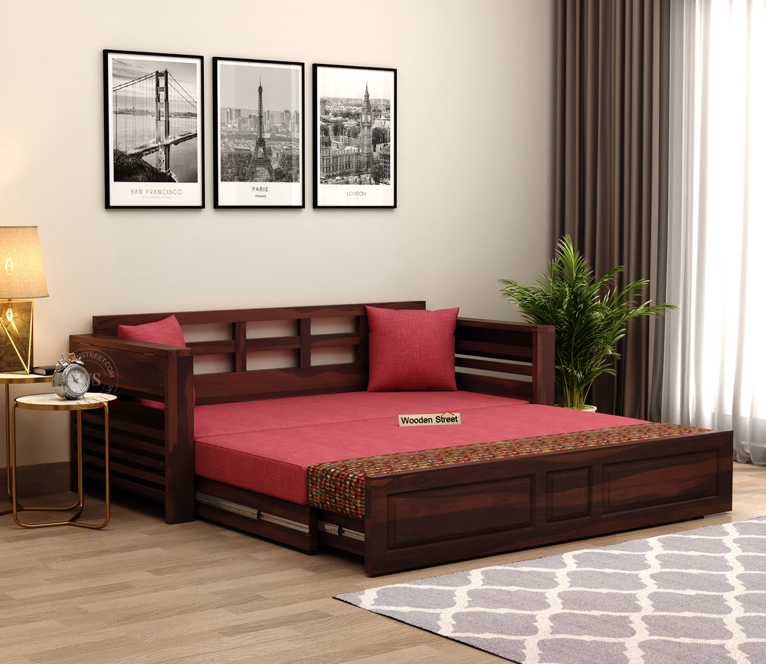 Sofa Bed With Storage | Wooden Sofa Cum Bed | Sofa Beds | Sofa Cum Beds | wooden sofa cum bed design | best sofa come bed price in bangalore, mumbai, delhi | buy sofa bed online india