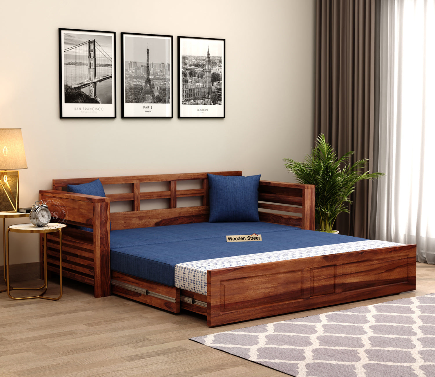 Sofa Bed With Storage | Wooden Sofa Cum Bed | Sofa Beds | Sofa Cum  Beds