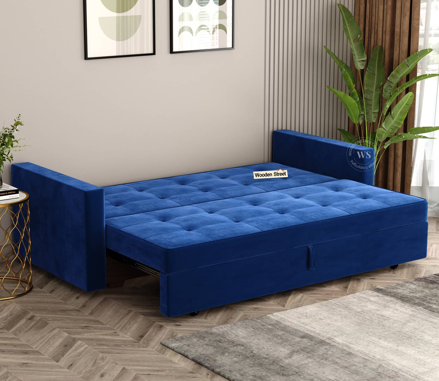 3 Seater Sofa Cum Bed | Fabric Sofa Cum Bed | Convertible Sofa Cum Bed | The Sofa Beds