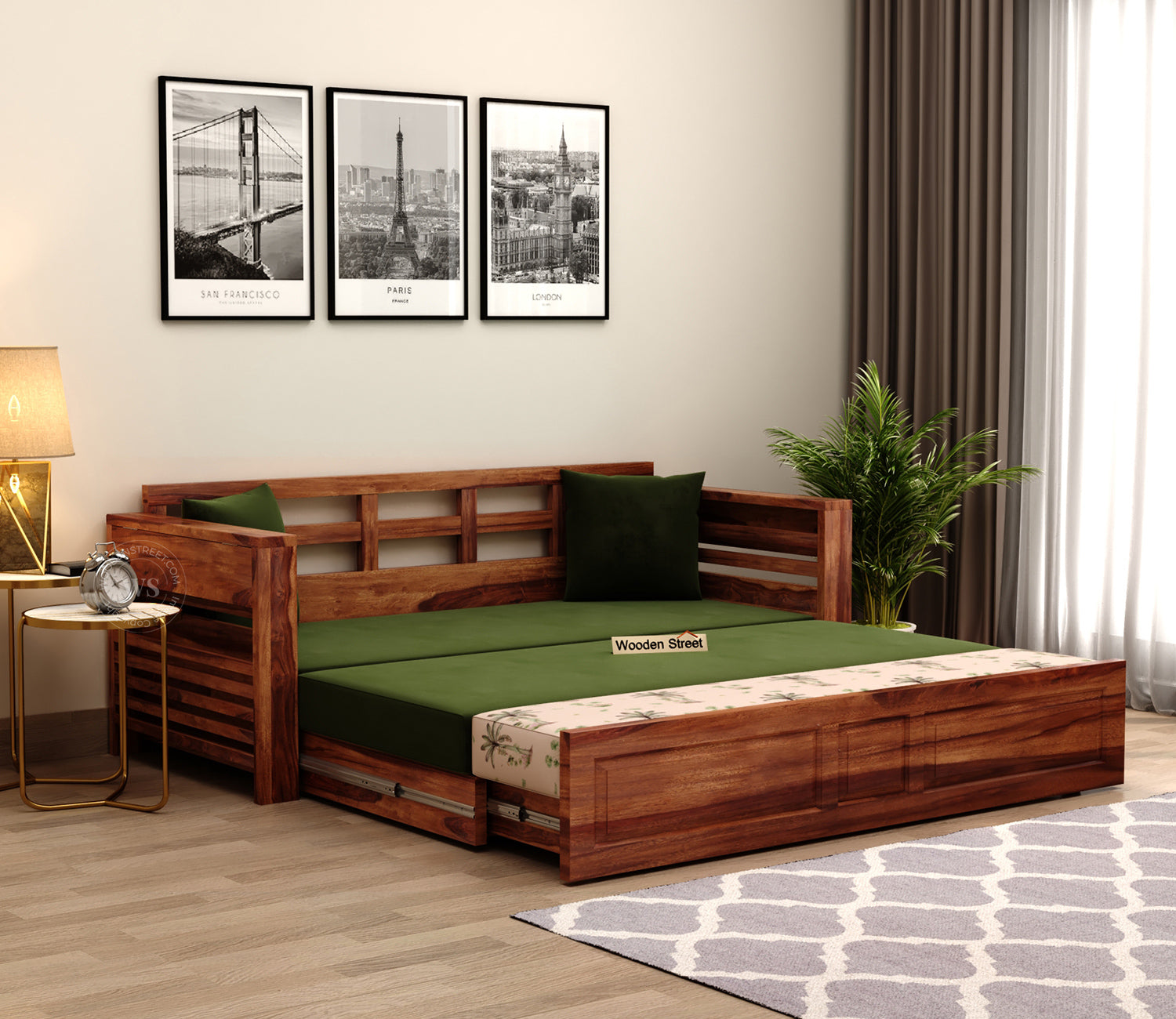 Sofa Bed With Storage | Wooden Sofa Cum Bed | Sofa Beds | Sofa Cum  Beds